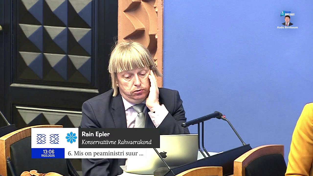 Rain Epler: Peaminister on nagu tuulelipp, kel ei ole plaani ega visiooni, kuhu Eesti peaks minema