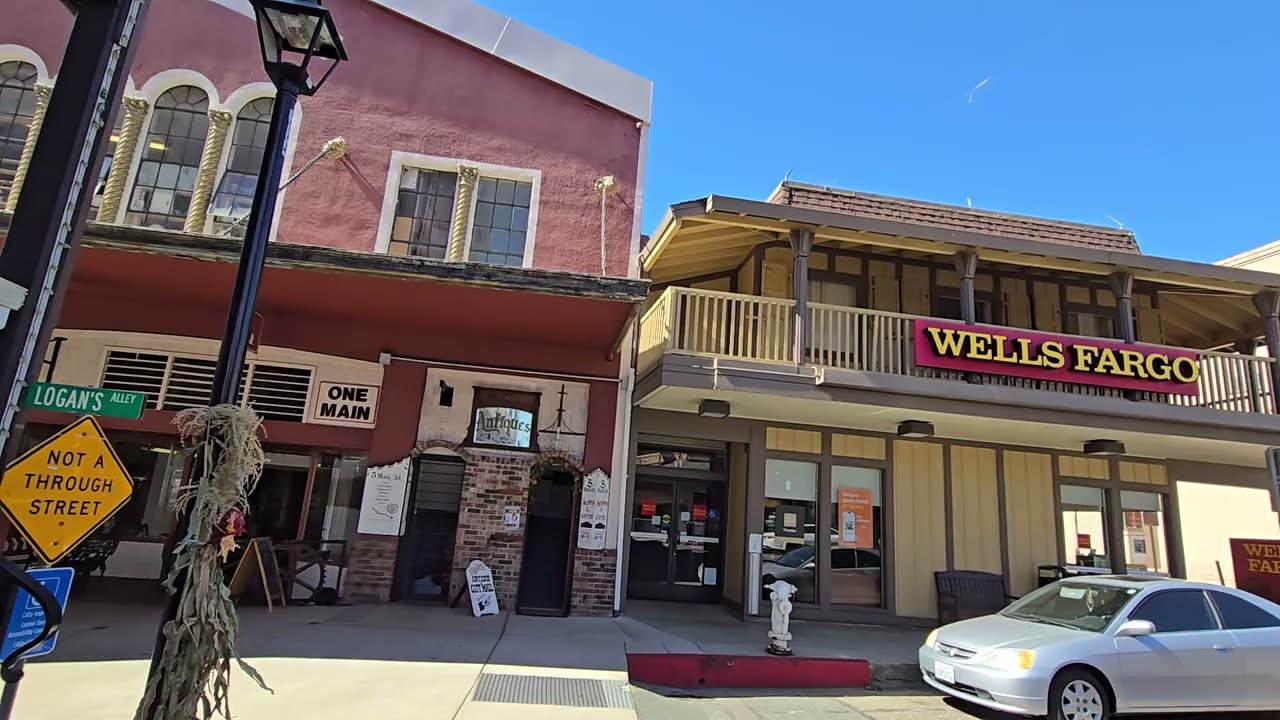 A short walk through downtown Jackson, Amador County, California.  September 2024.