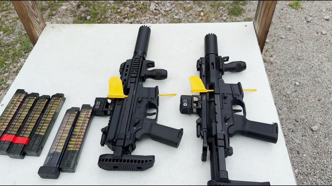 B&T SPC9 PDW SD vs APC9 Pro vs GHM9c Suppressor Face Off (Part. 2)