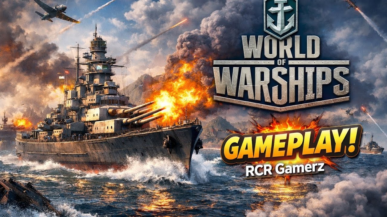 World of warships Gameplay RCRGAMERZ 