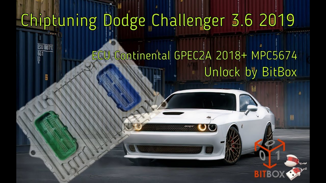 Прошивка Dodge Challenger 3.6 2019 306hp ECU Continental GPEC2A 2018+ MPC5674 Unlock ECU by Bitbox