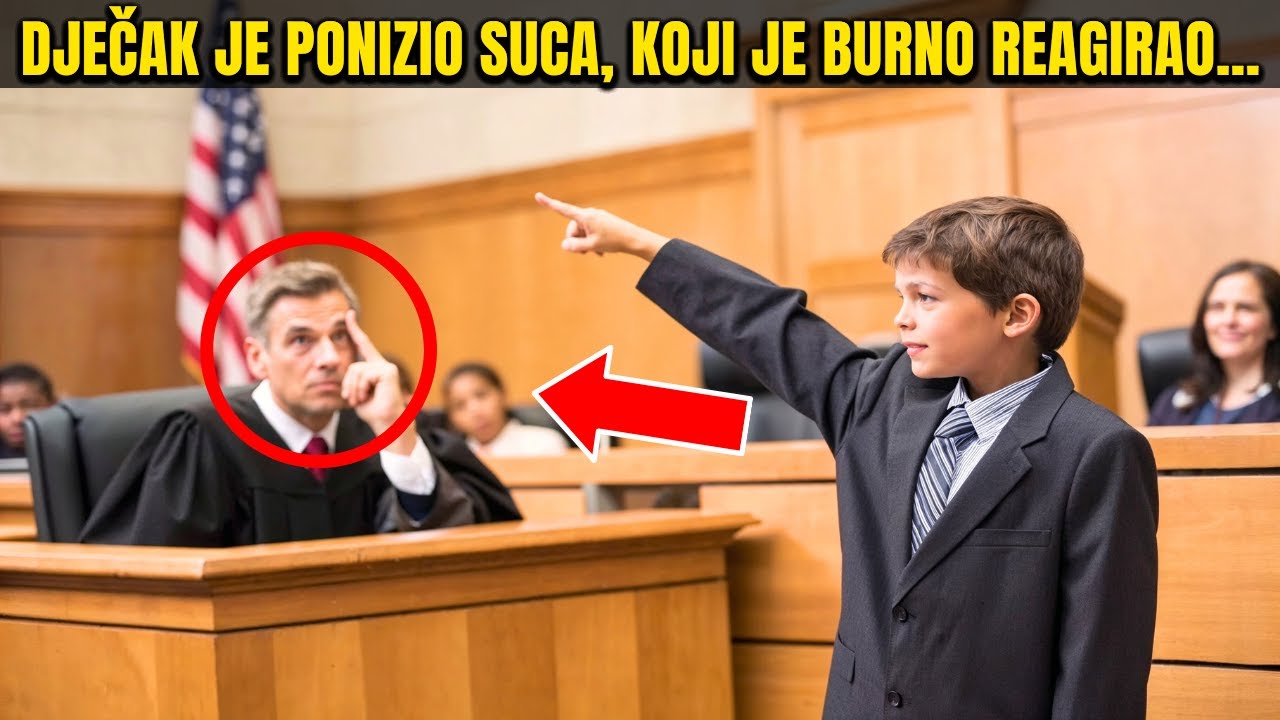 Dječak-genijalac odvjetnik ostavio je suca bez riječi, a ono što mu je sudac učinio zgrozilo me...