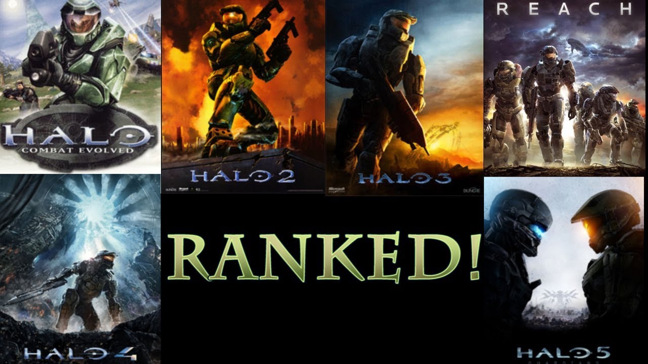 All Major Halo Games RANKED!