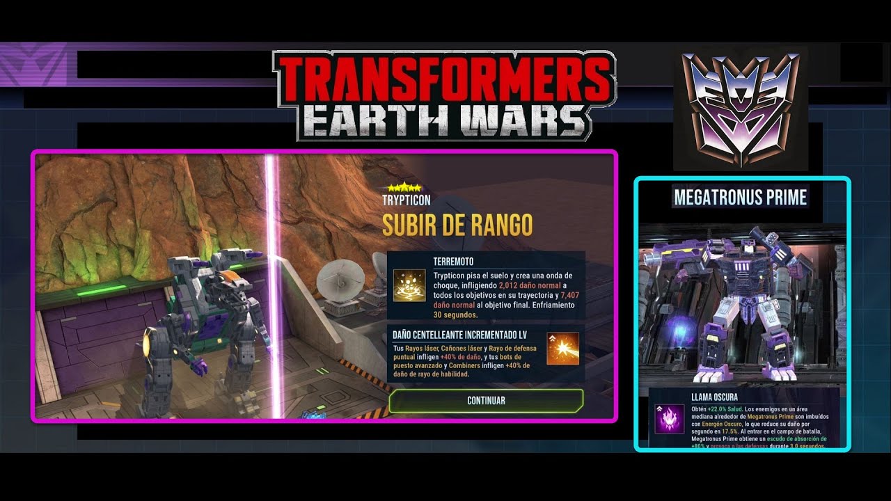 Transformers Earth Wars : La llegada de los Prime y los avances en HQ 18