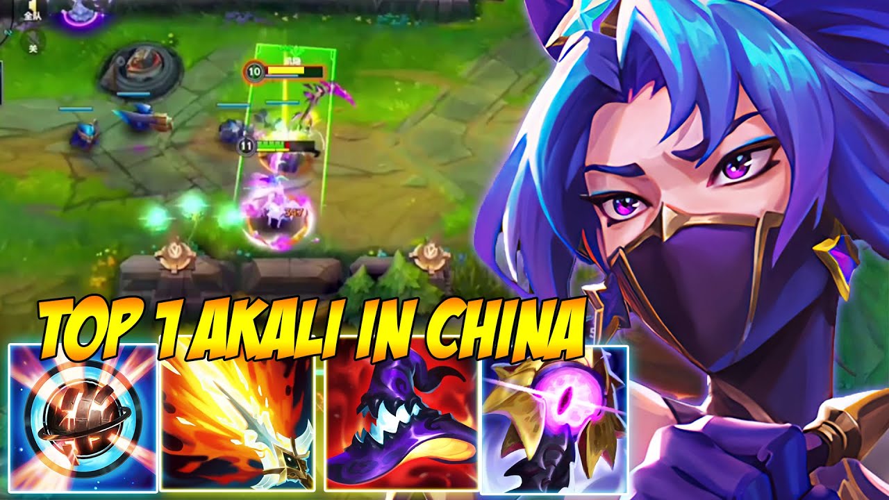 TOP 1 AKALI IN CHINA WILD RIFT - WHY IS THIS SO STRONG?