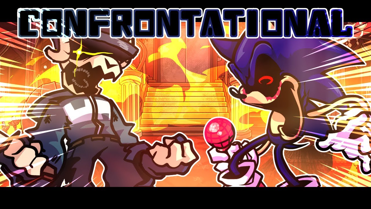 Confrontational / Genocide (Revival) but Sonic.exe sings it! (FNF Cover)