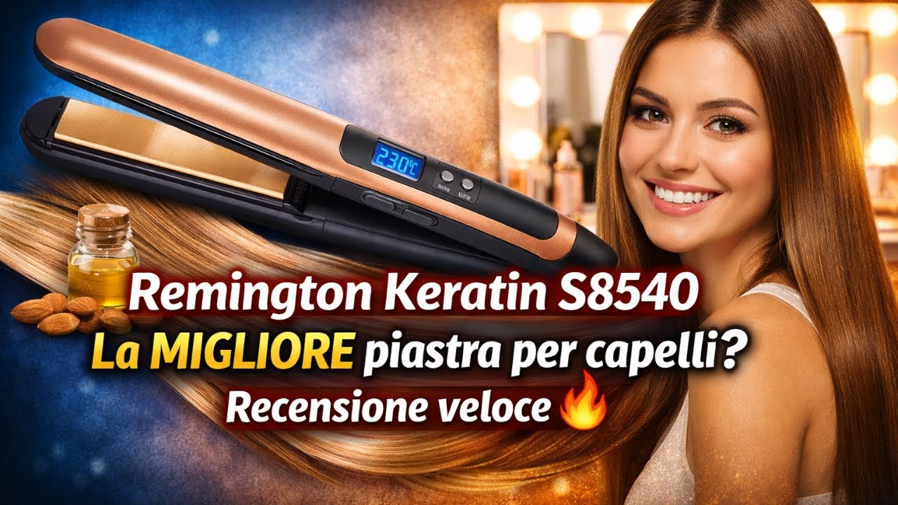 Remington Keratin S8540 | La MIGLIORE piastra per capelli? Recensione veloce 🔥
