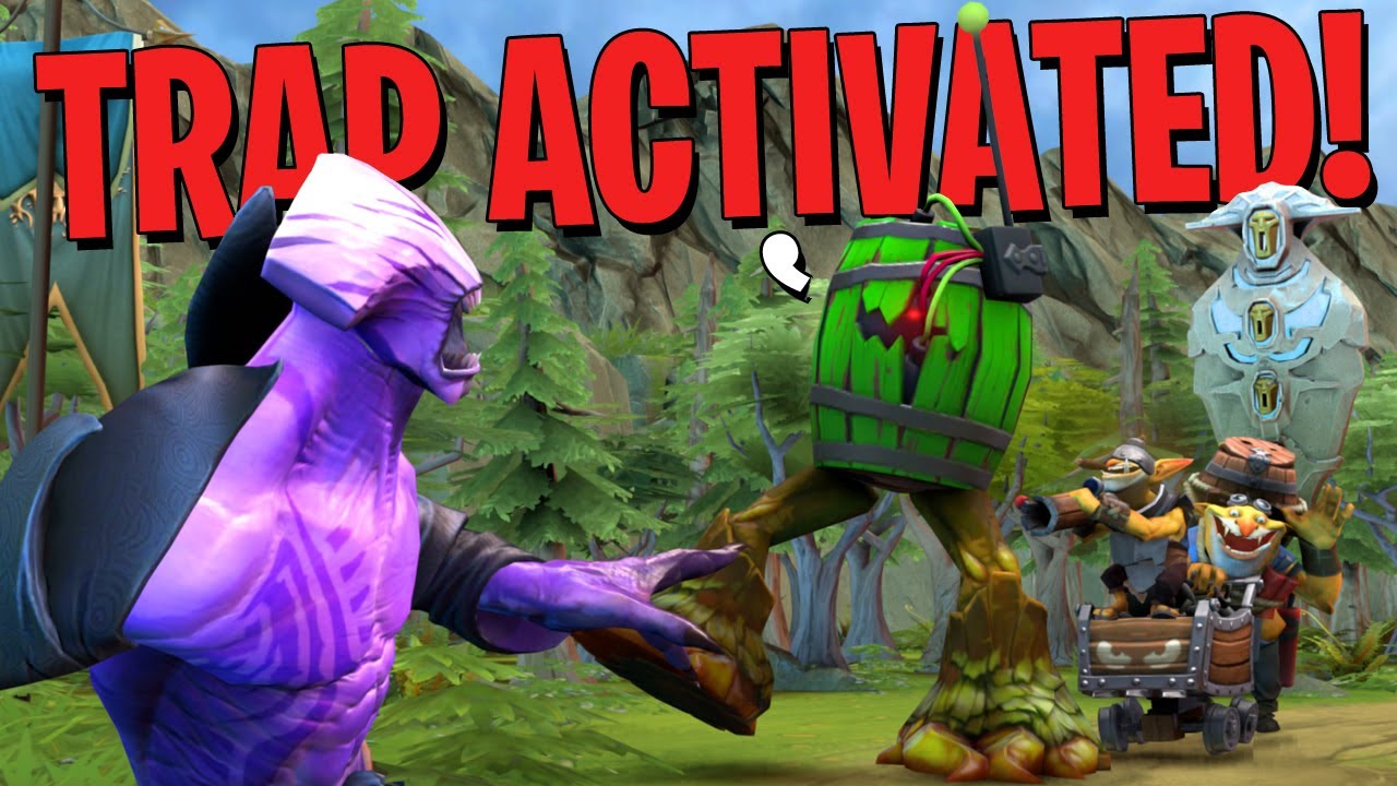TRAP ACTIVATED! - Techies DotA 2 Funny Moments