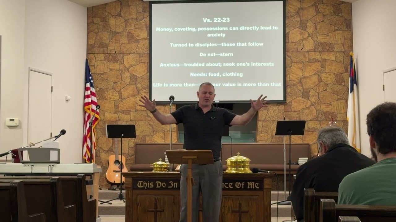 Anxiety part 1  Luke 12