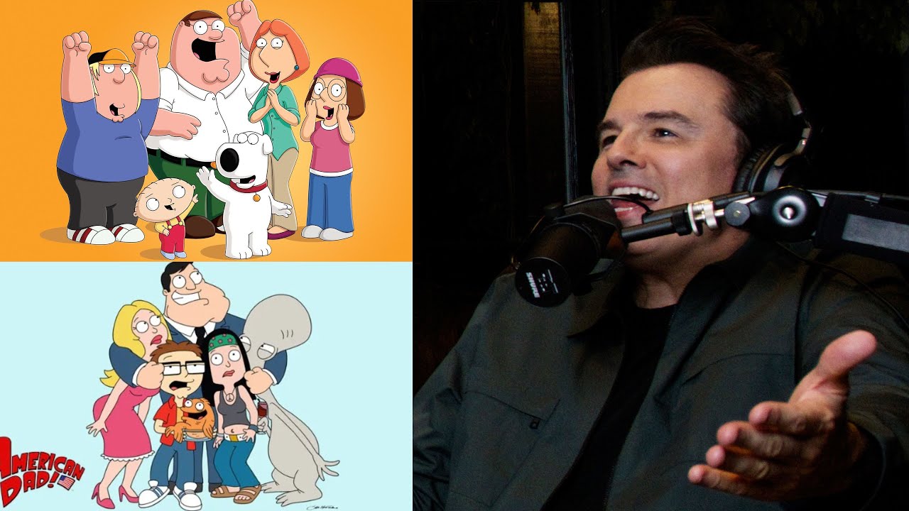Seth Macfarlane does every Family Guy and American Dad impression!