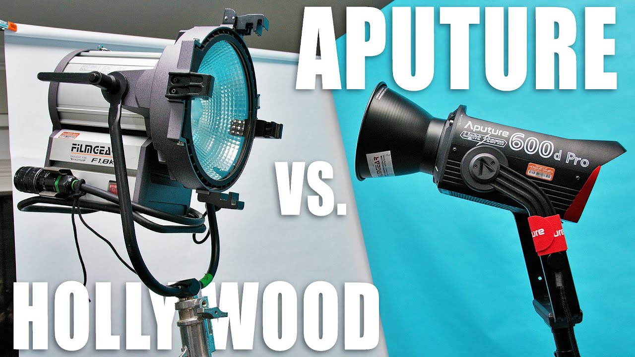 $10,000 HOLLYWOOD CINEMA LIGHT vs. Aputure 600D!