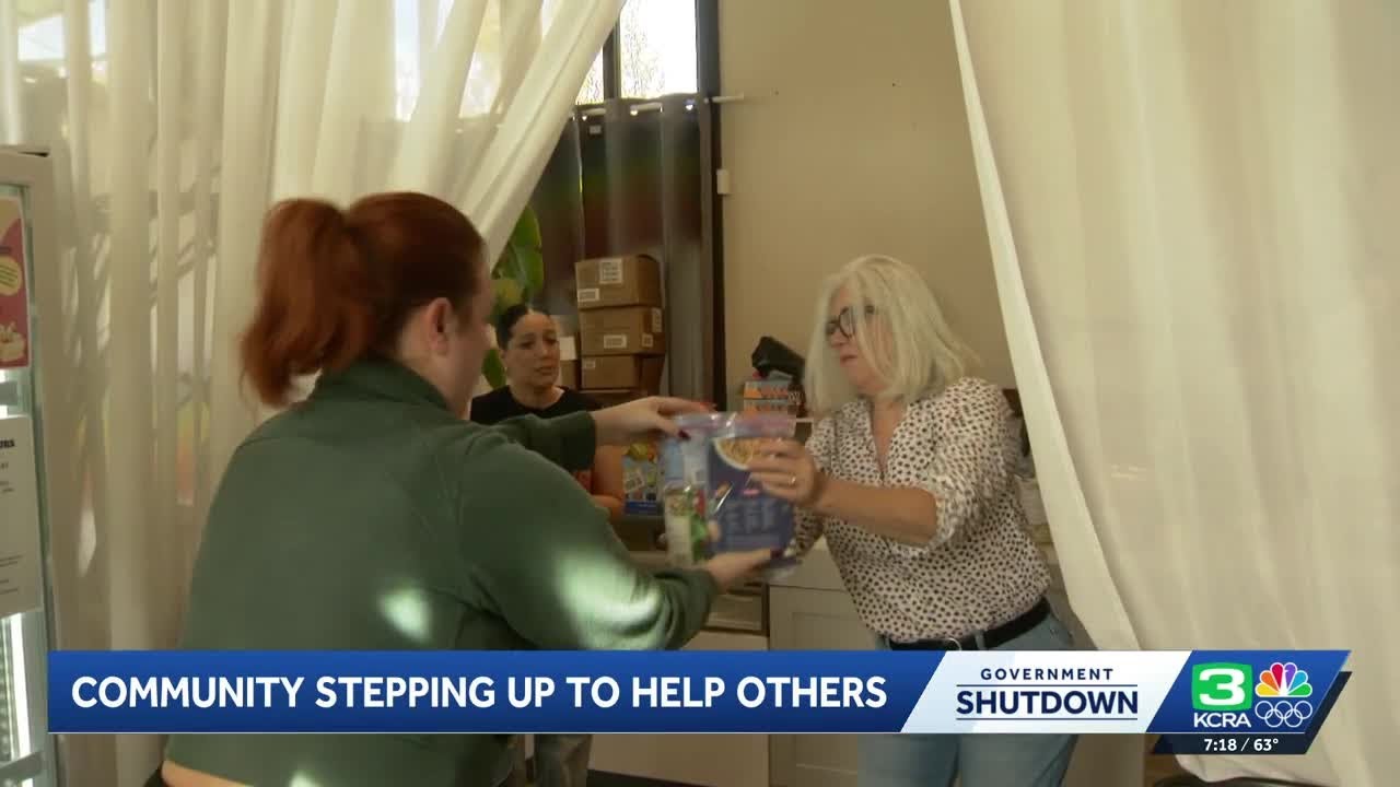 Shutdown inspires acts of kindness: Food donations overflow at Sacramento pantries, gift shop