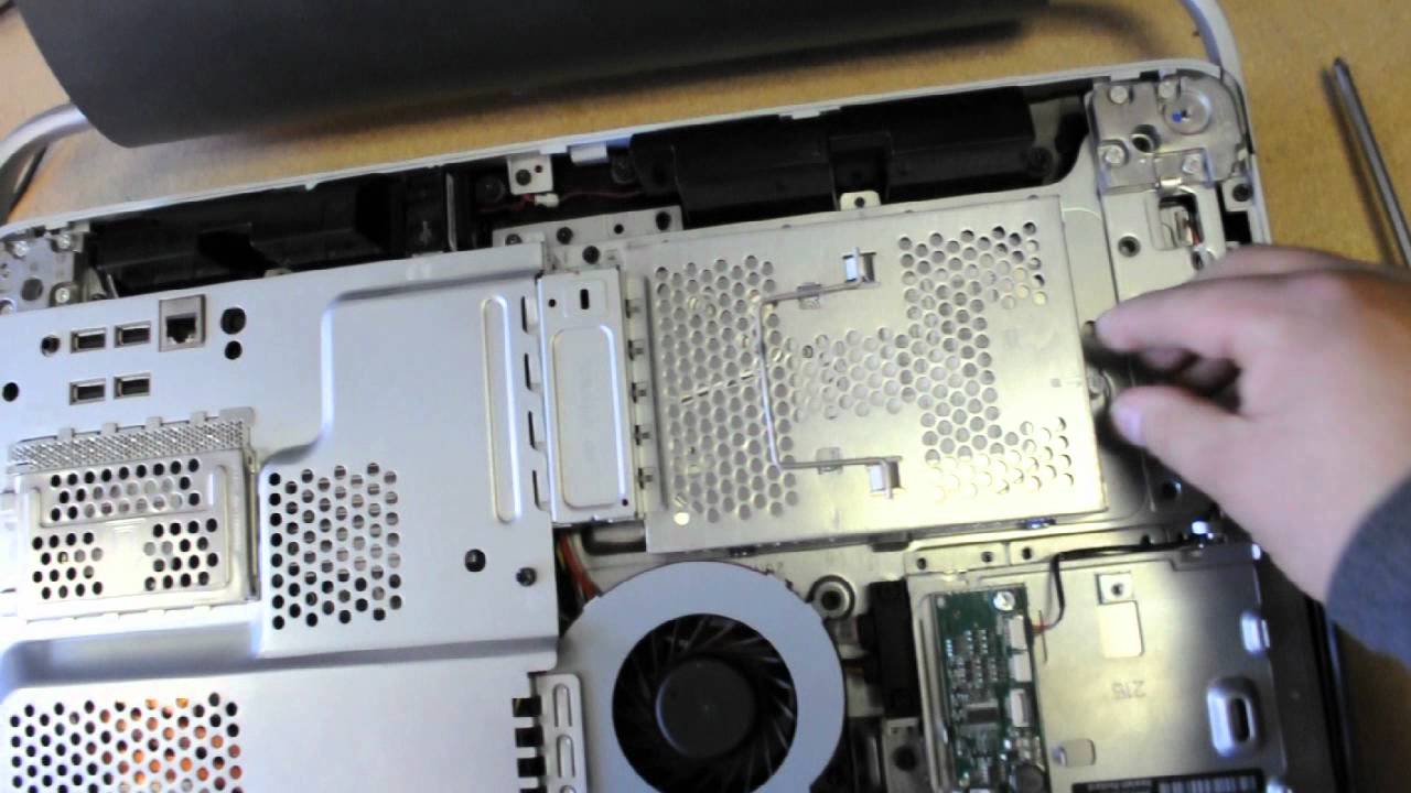 HP Touch Smart 320 Desktop How to Remove Hard Drive