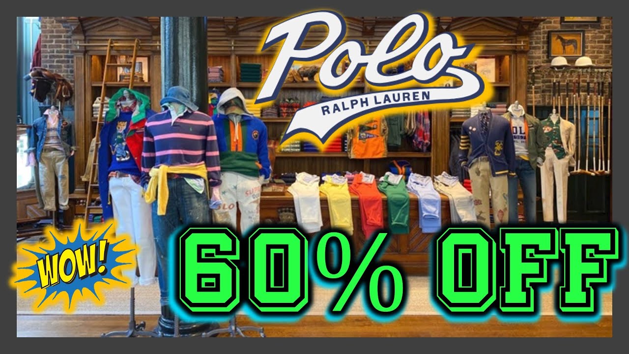 $1,500 Shopping Spree at Polo Ralph Lauren Outlet Store 60% OFF Insane  Deals Biggest Haul of 2021