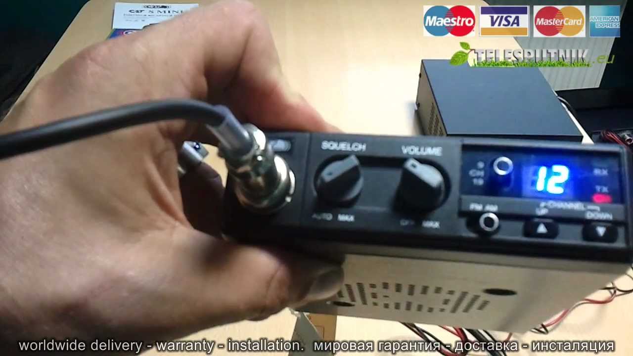 RĀCIJAS CRT S Mini Review CB RADIO Обзор www.Telesputnik.eu