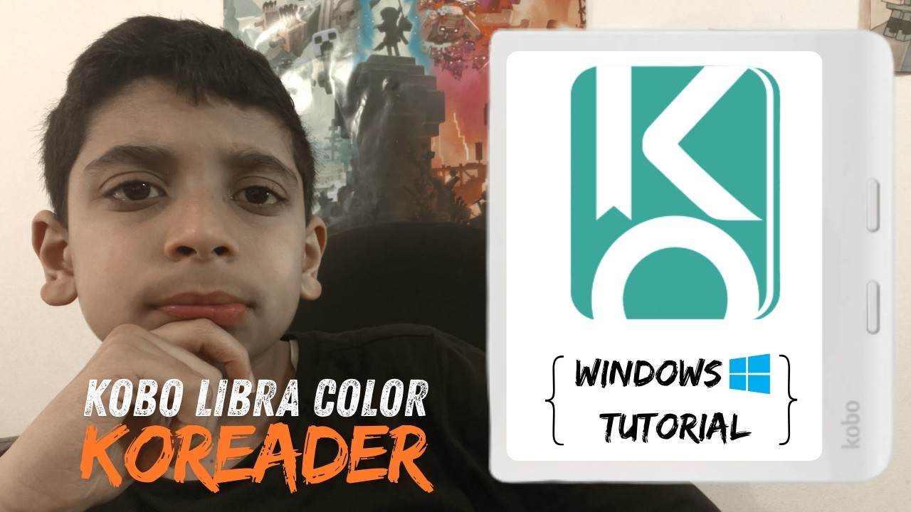 How to install Ko-Reader on the Kobo Libra Colour! [WINDOWS]