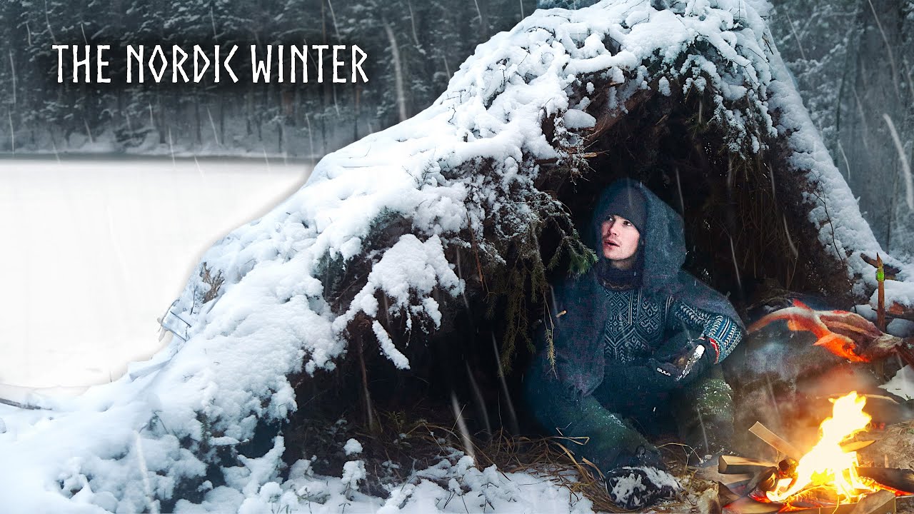 1 Hour EXTREME WINTER CAMPING ❄️  Surviving the Frozen North