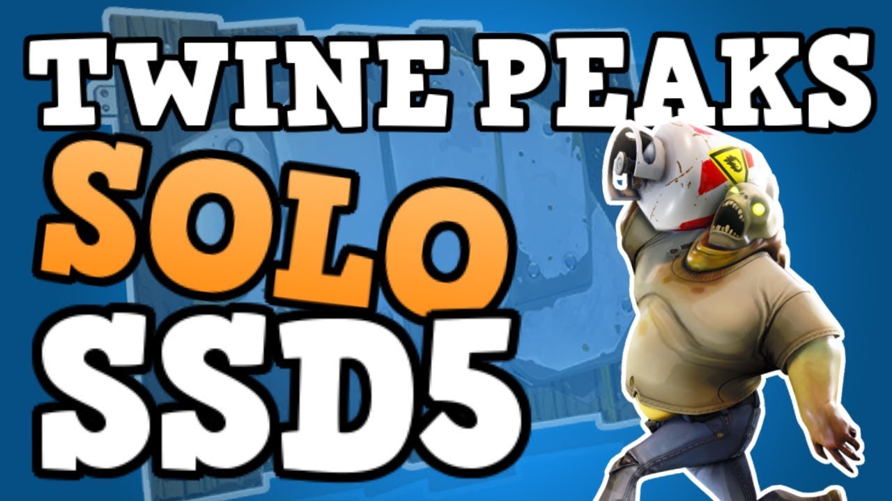 SOLOING Twine Peaks SSD 5 With NO Weapons | Trap Tunnel Setup | Fortnite Save the world