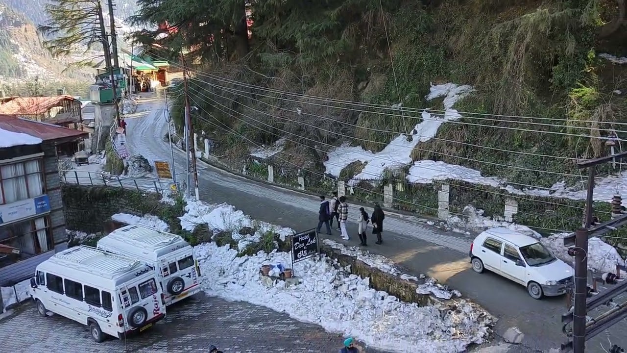 Manali view from Hotel