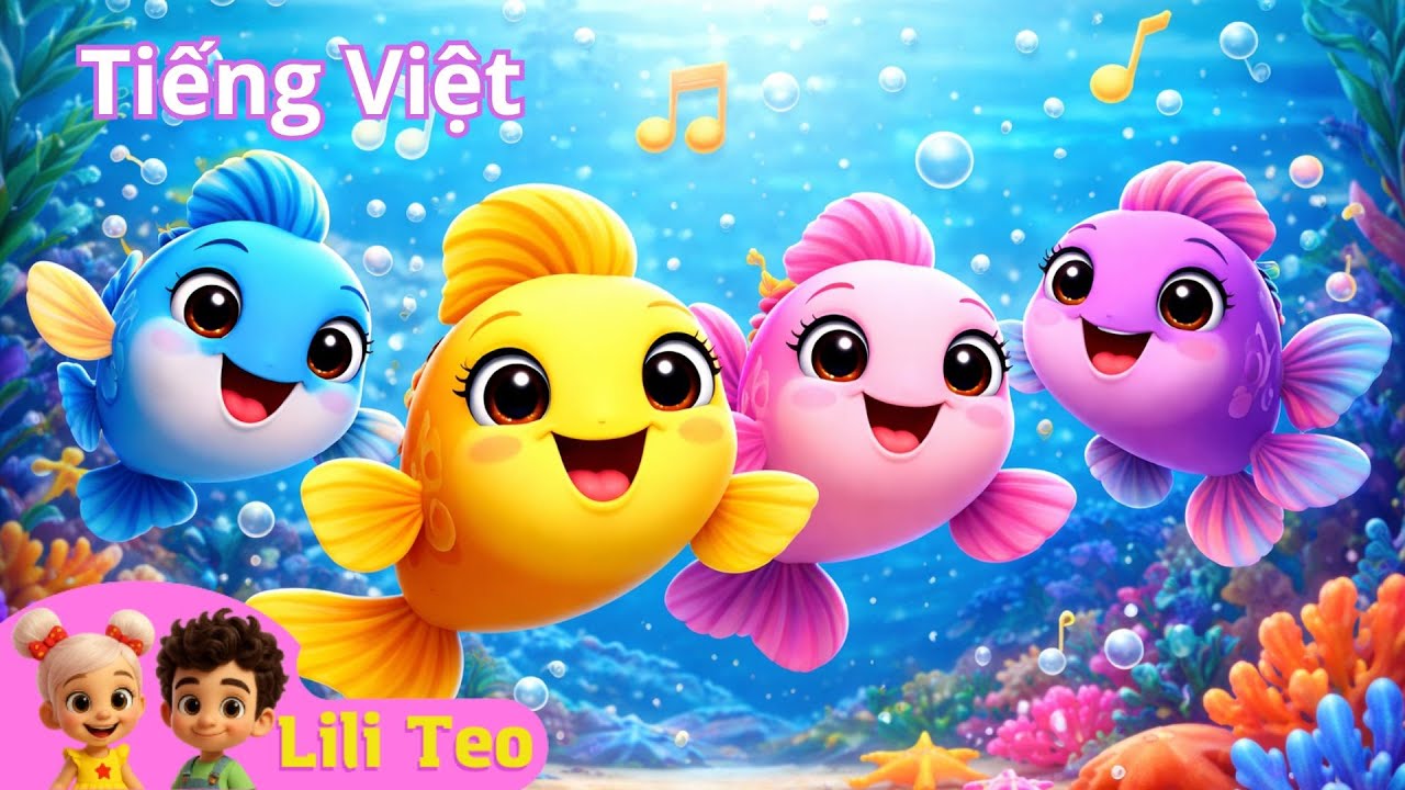 Vũ Điệu Cá Nhỏ | Bài Hát Thiếu Nhi Nhảy Múa | Nhạc Thiếu Nhi Dưới Đại Dương | Lili Teo