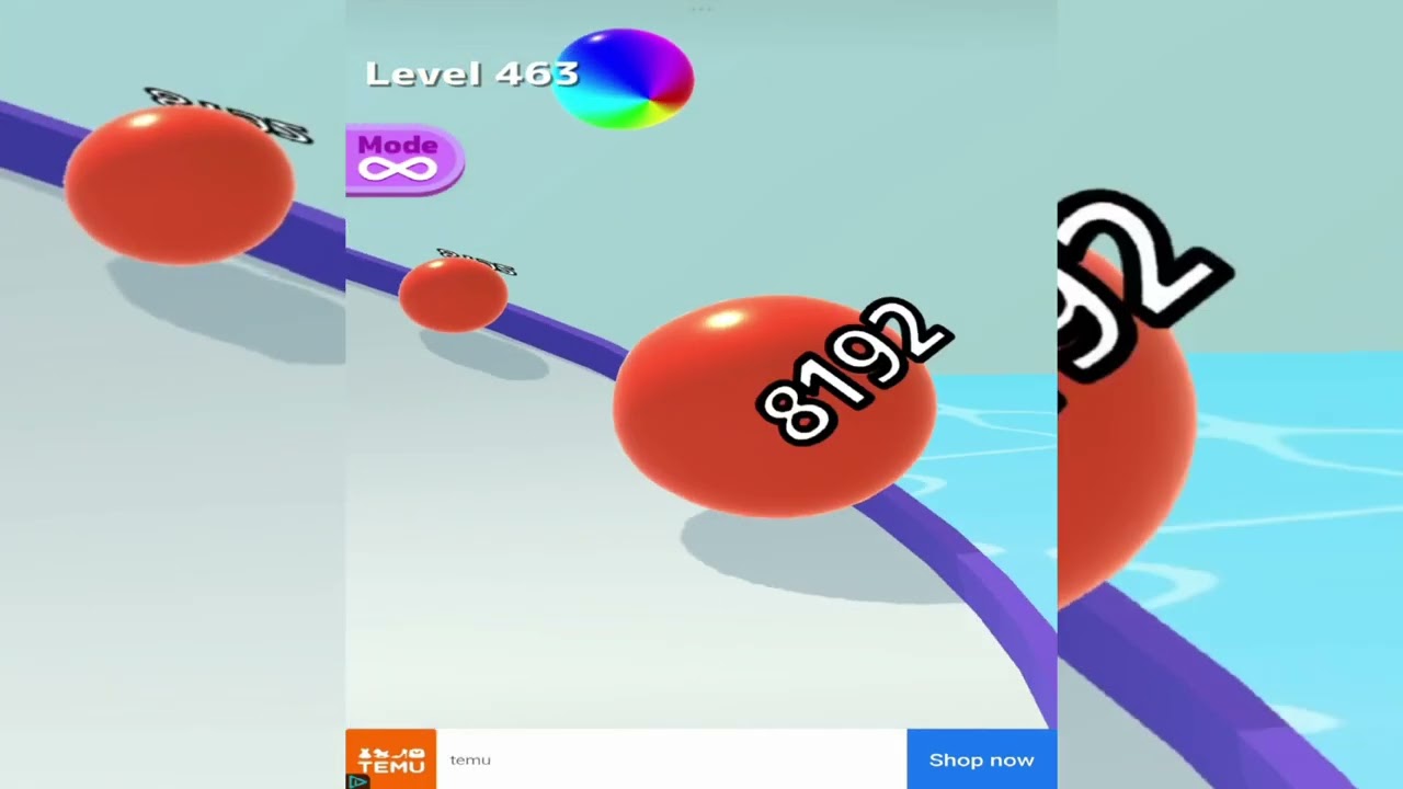 Ball Run 2048 glitches 😱 | #ballrun2048gamingshorts