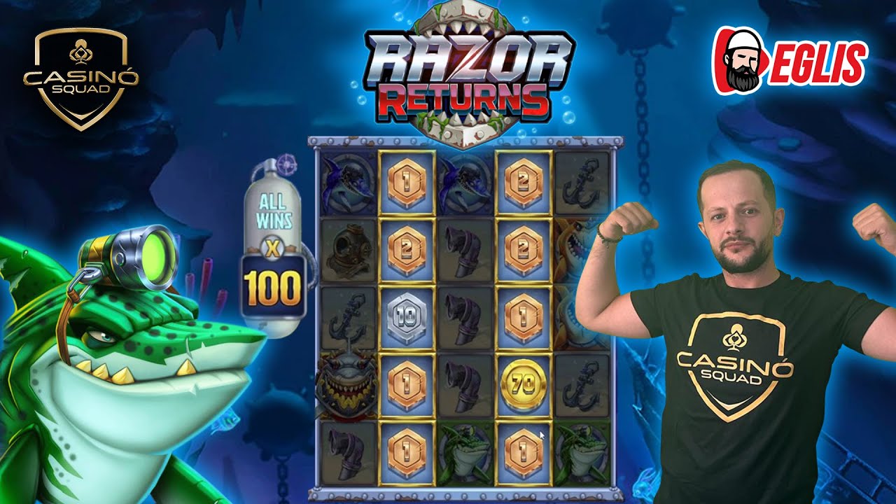 THIS 100X BONUS ON RAZOR RETURNS SLOT PAID HUGE!