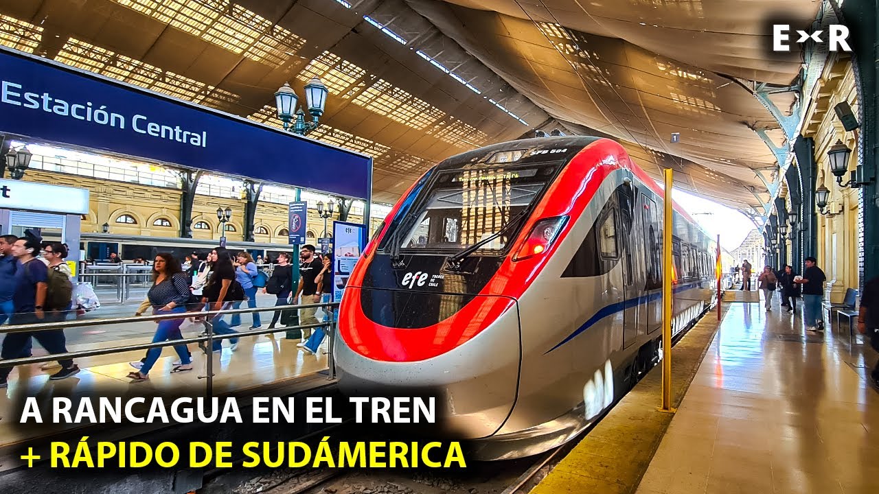 A Rancagua en el TREN MÁS RÁPIDO DE SUDAMÉRICA | BMU SFB-500