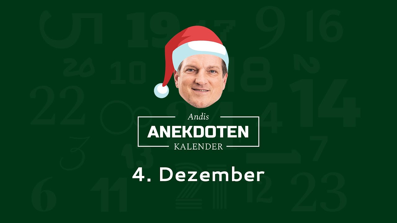 Andreas Herzog: Andis Anekdoten-Kalender 2020 | 4. Dezember