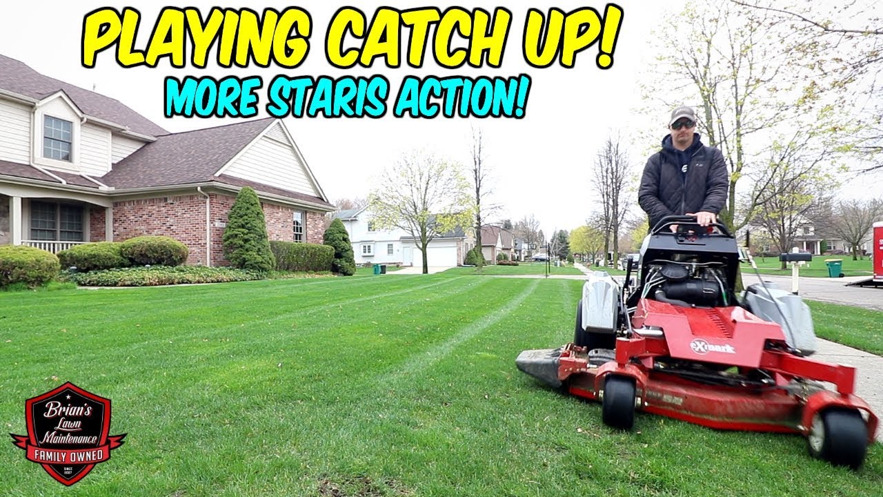 2 MAN TEAM Daily Revenue Goals w/ More Exmark Staris Mowing Action!