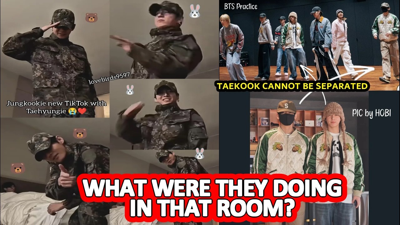 TAEKOOK DANCE CHALLENGE together in a ROOM with a SINGLE BED 💃🔥