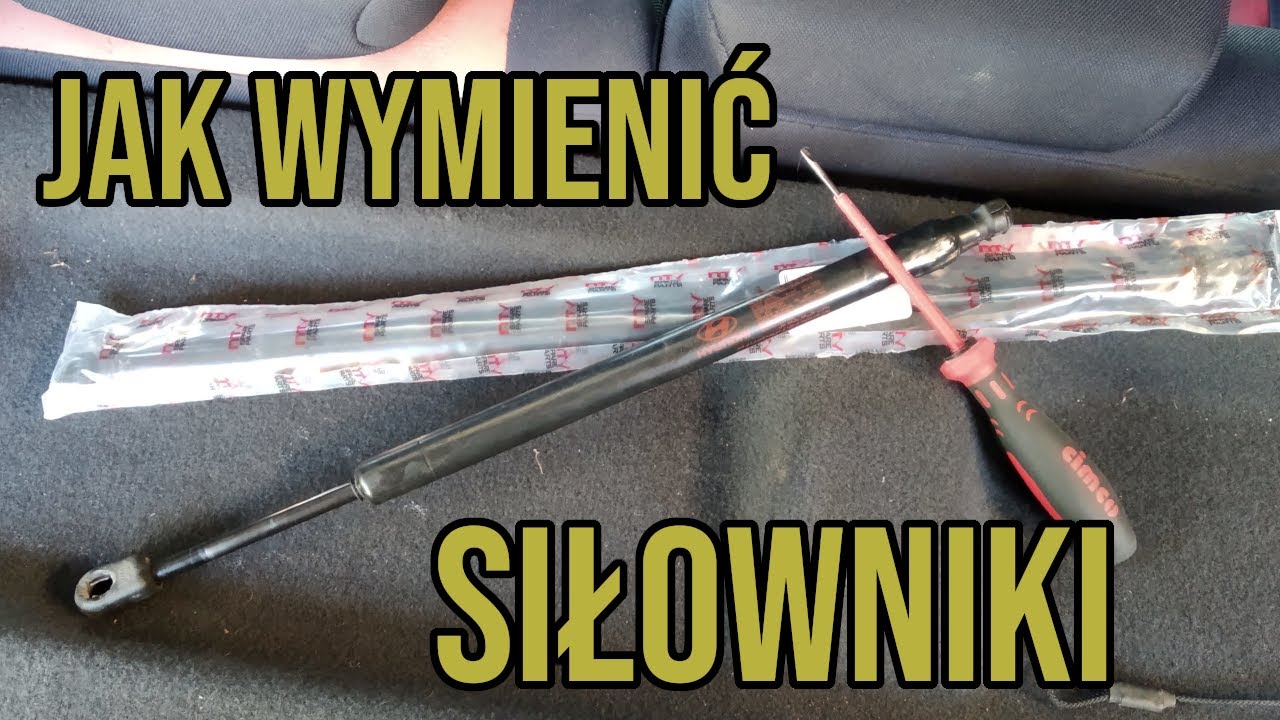 Wymiana siłowników klapy bagażnika