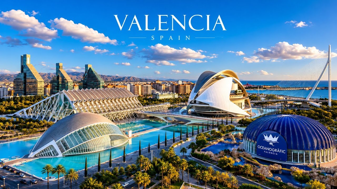 Valencia City In Spain 🇪🇸 In 4K |