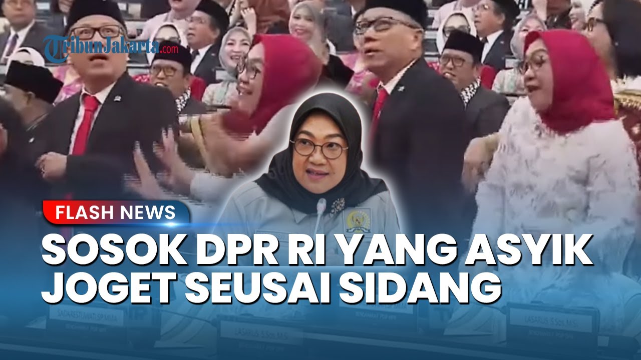 TERUNGKAP SOSOK Anggota DPR RI Kerudung Merah yang ASYIK JOGET di Sidang MPR: Punya Harta Rp 38 M