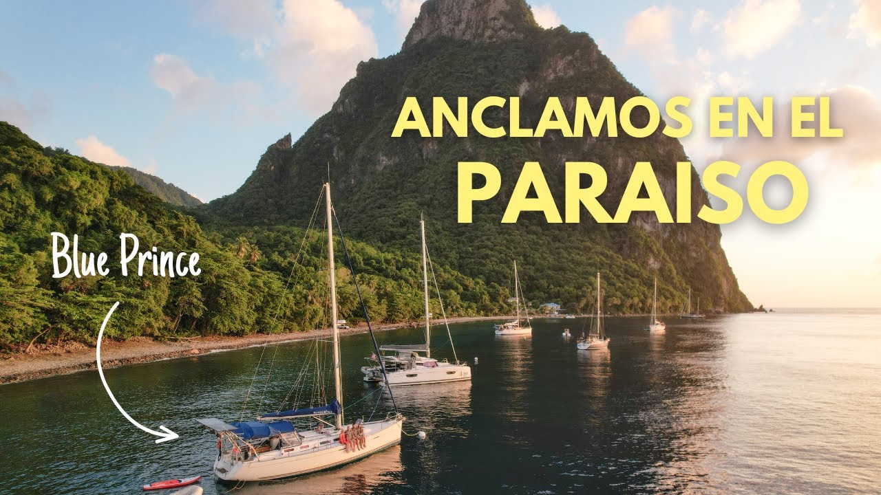 Navegando por Santa Lucia con invitados a bordo