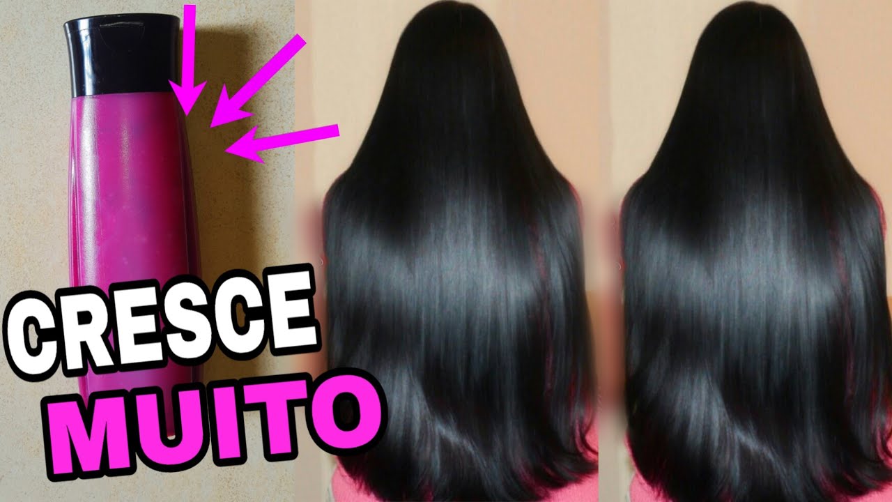 3CM EM 1 MÊS COM SHAMPOO DE HIBISCO❤