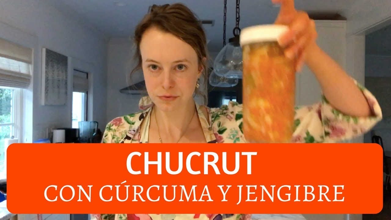 Cómo hacer CHUCRUT con cúrcuma y jengibre