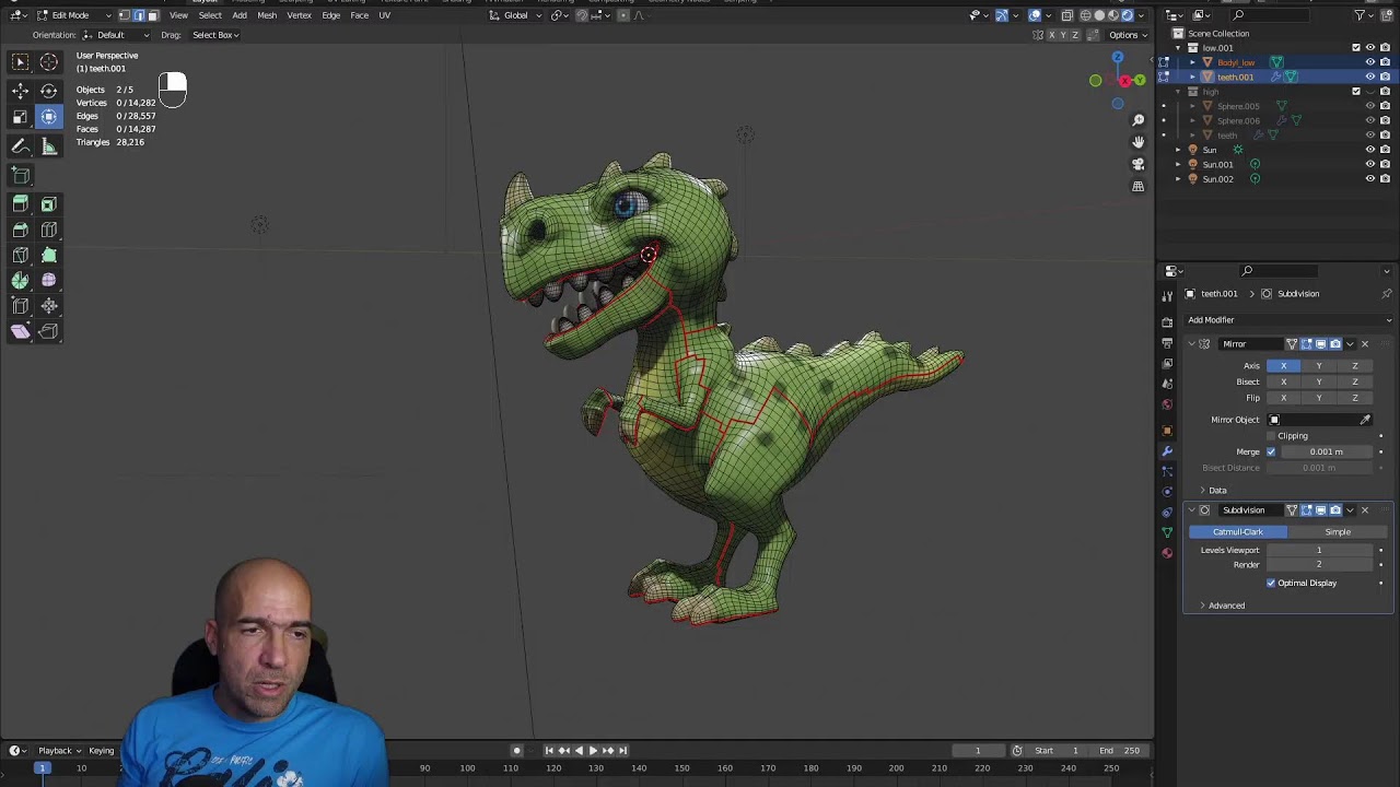High poly, low poly, Uvs in Blender and then baking in under 1 hour and 10 mins