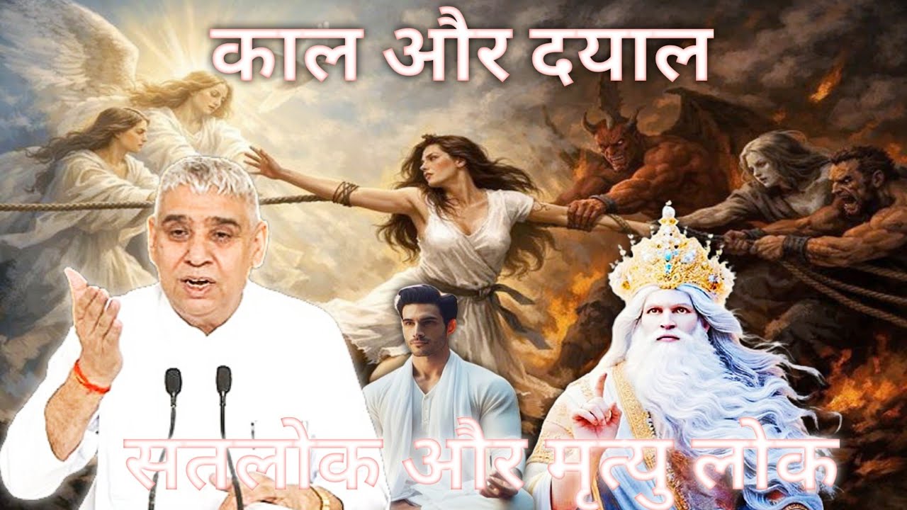 Kaal aur dayal sant Rampal Ji Maharaj Ji video Satsasng 🧐🫣#satsang 