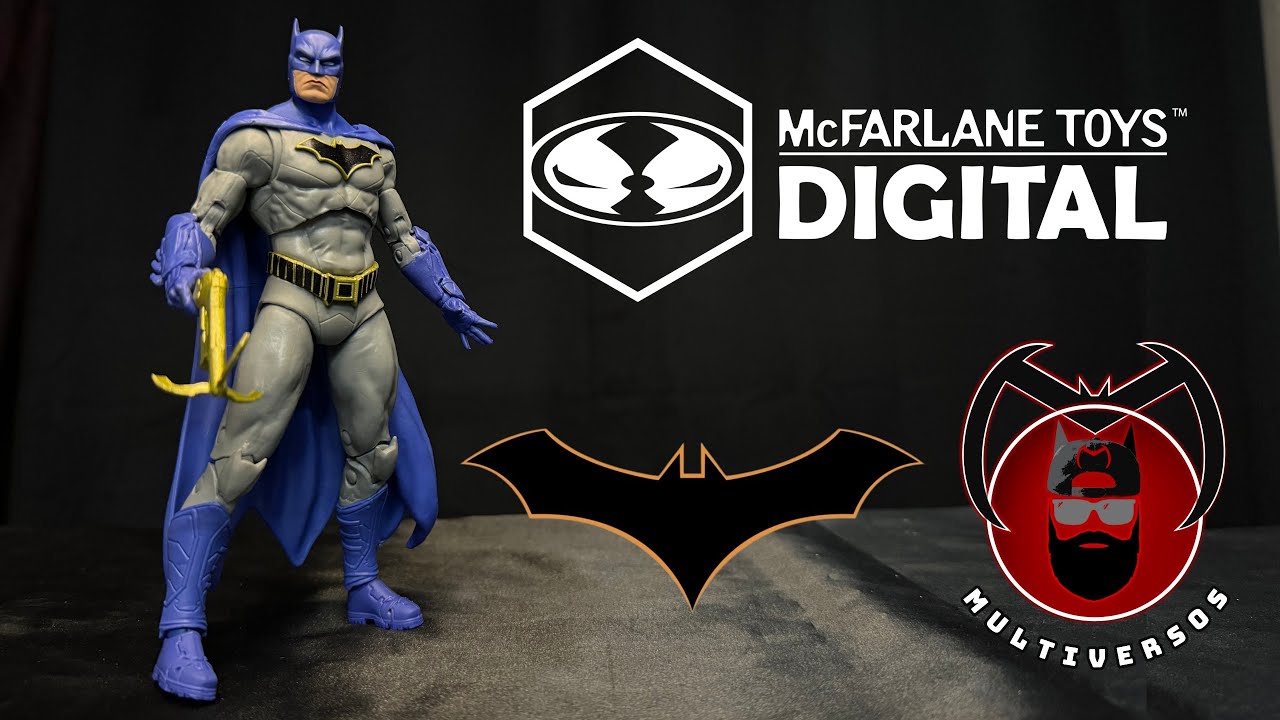 Unboxing y revisión Batman DC Rebirth + NFT McFarlane Toys Digital en español