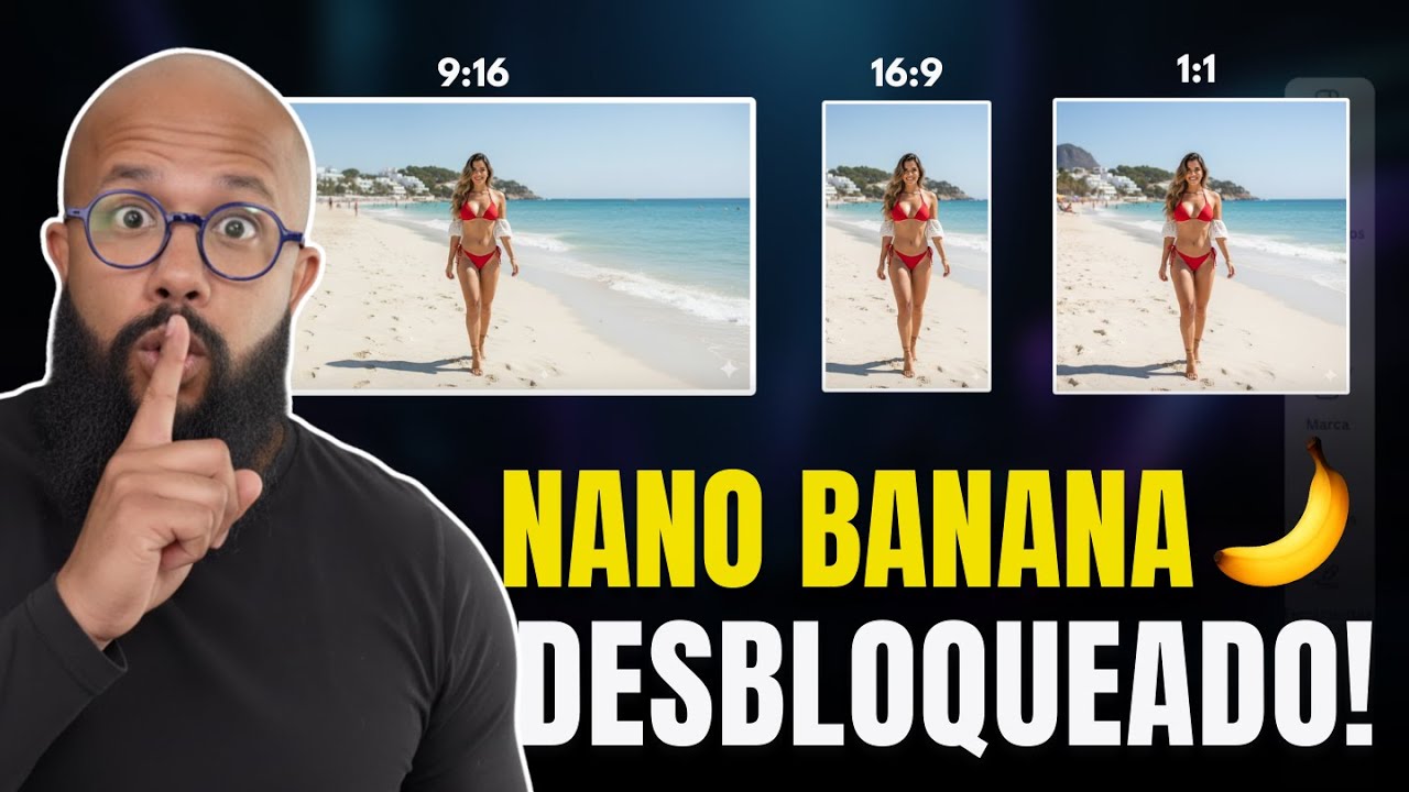 NANO BANANA DESBLOQUEADO: Controle o Formato das Imagens no GEMINI