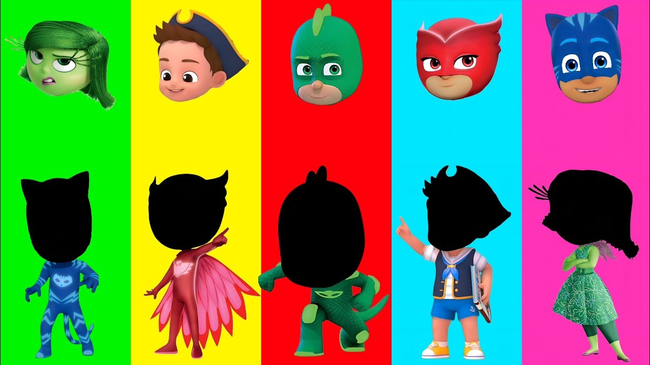 Wrong eyes👀 challenge DAME TU COSITA Pj Masks Funny Puzzle Wrong Heads