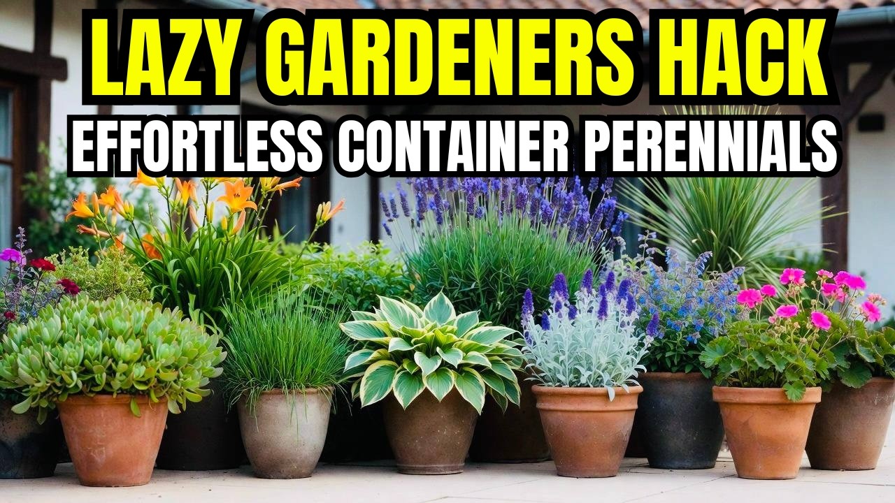 😍Top Lazy Gardener’s Dream: 10 Perennials Perfect for Containers + Pot Hack 🪴