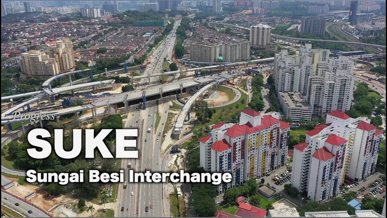 SUKE Project - Sungai Besi Interchange Progress.