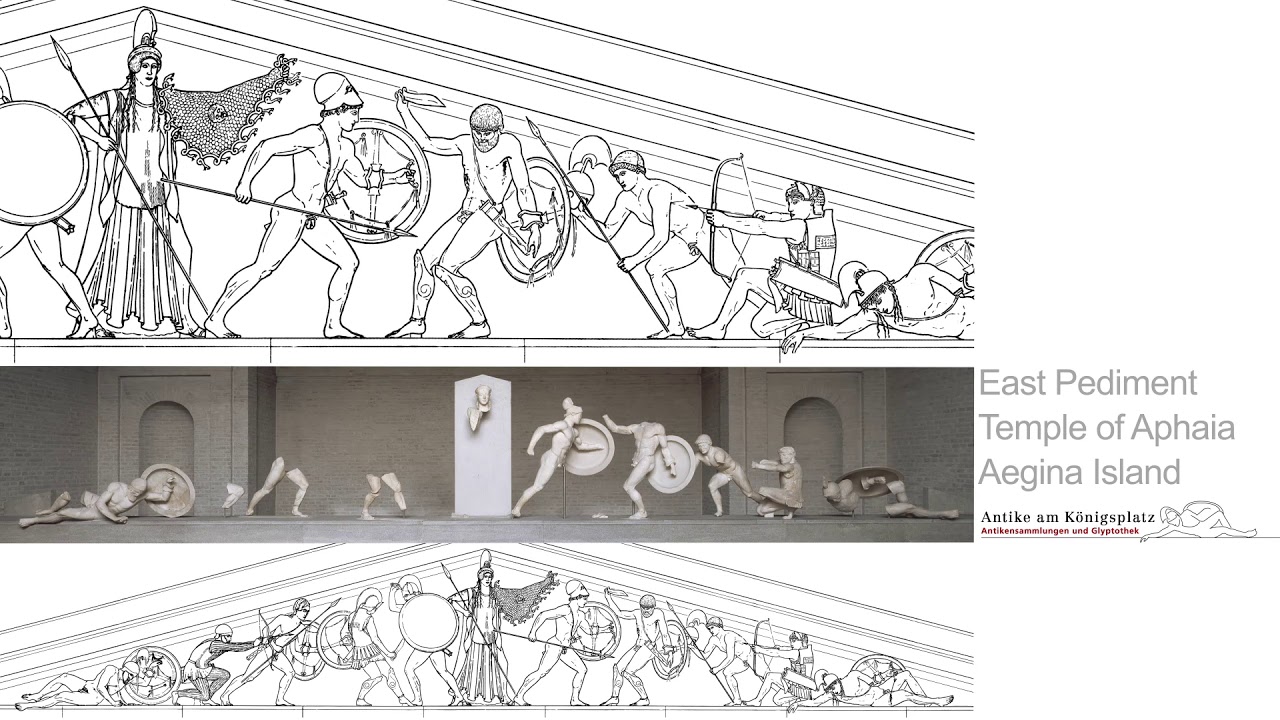 State Collections of Antiquities and Glyptothek Munich | Part 5 - East Pediment of the Aegina Temple