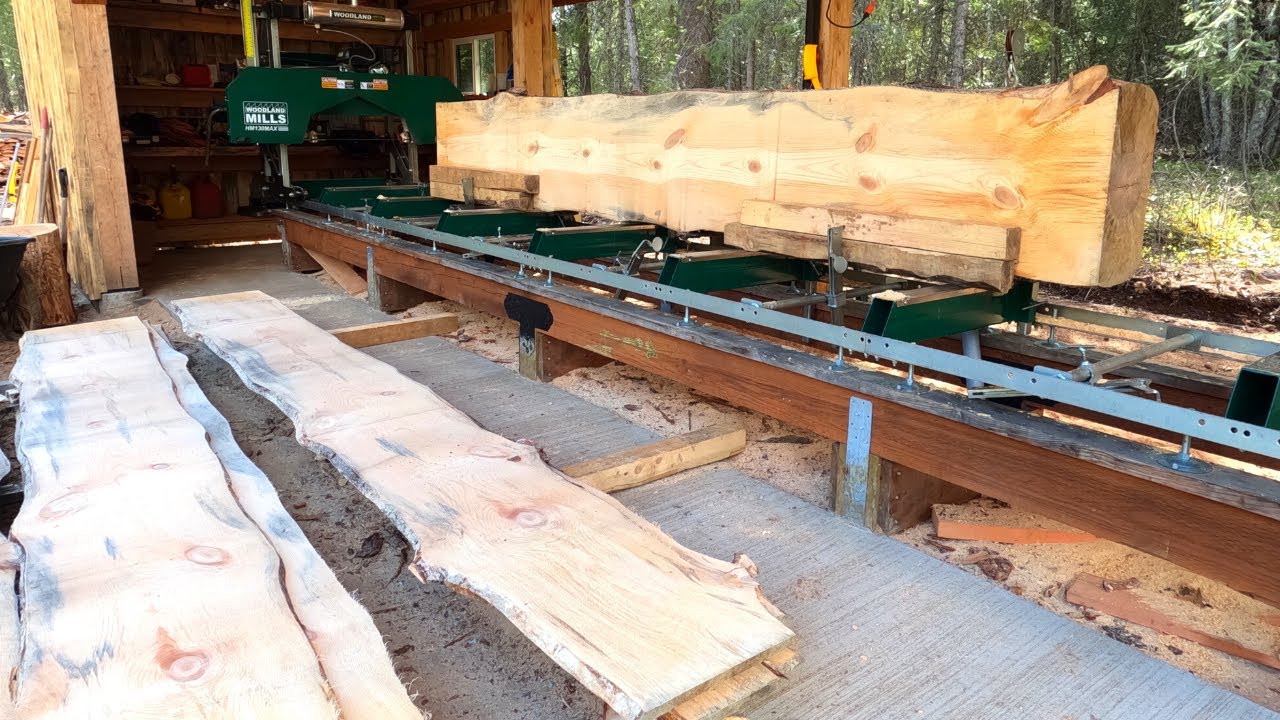 Can't BELIEVE This Is Our SIDING - Milling Ponderosa Pine Board and Batten On Our HM130 Max Sawmill