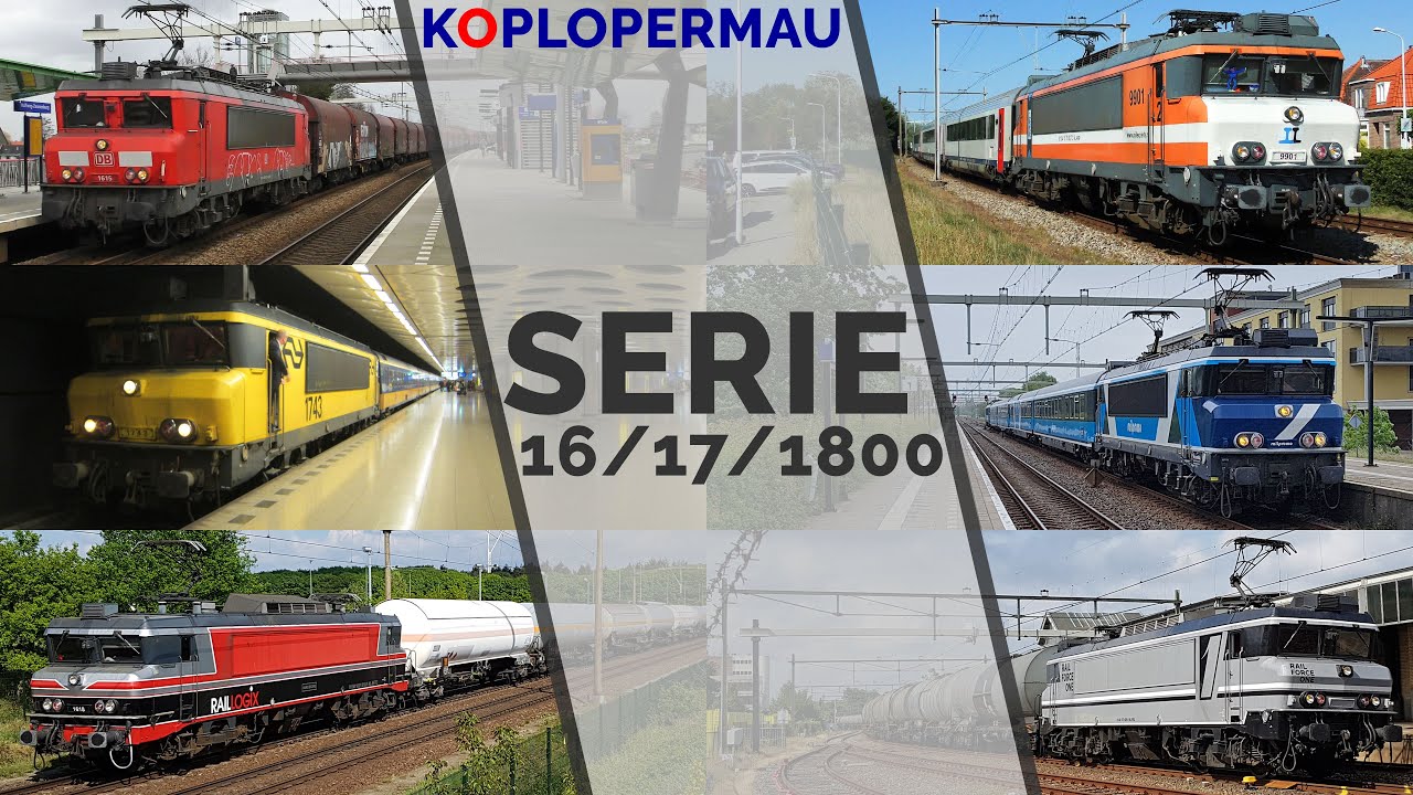 Compilatie Locomotieven van de Serie 1600, 1700 en 1800