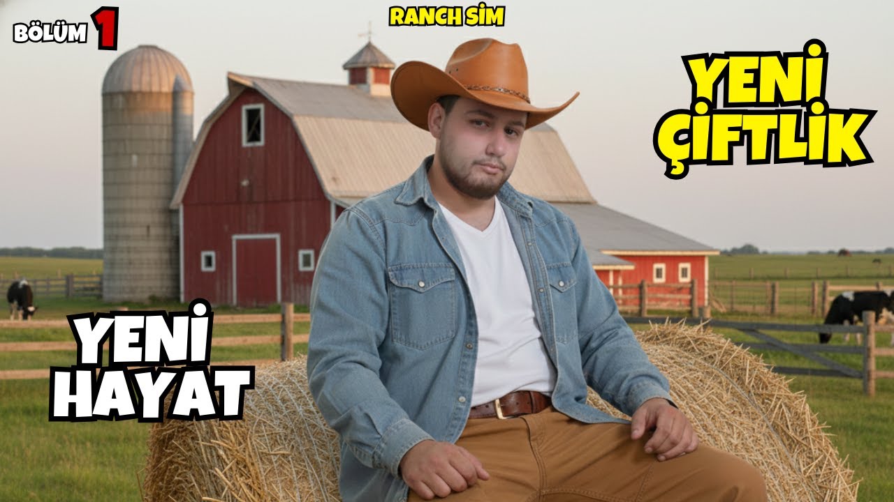ÇİFTLİĞİ SIFIRDAN KURDUK! İLK GÜN ÇOK ZOR OLDU... Ranch Sim Bölüm 1