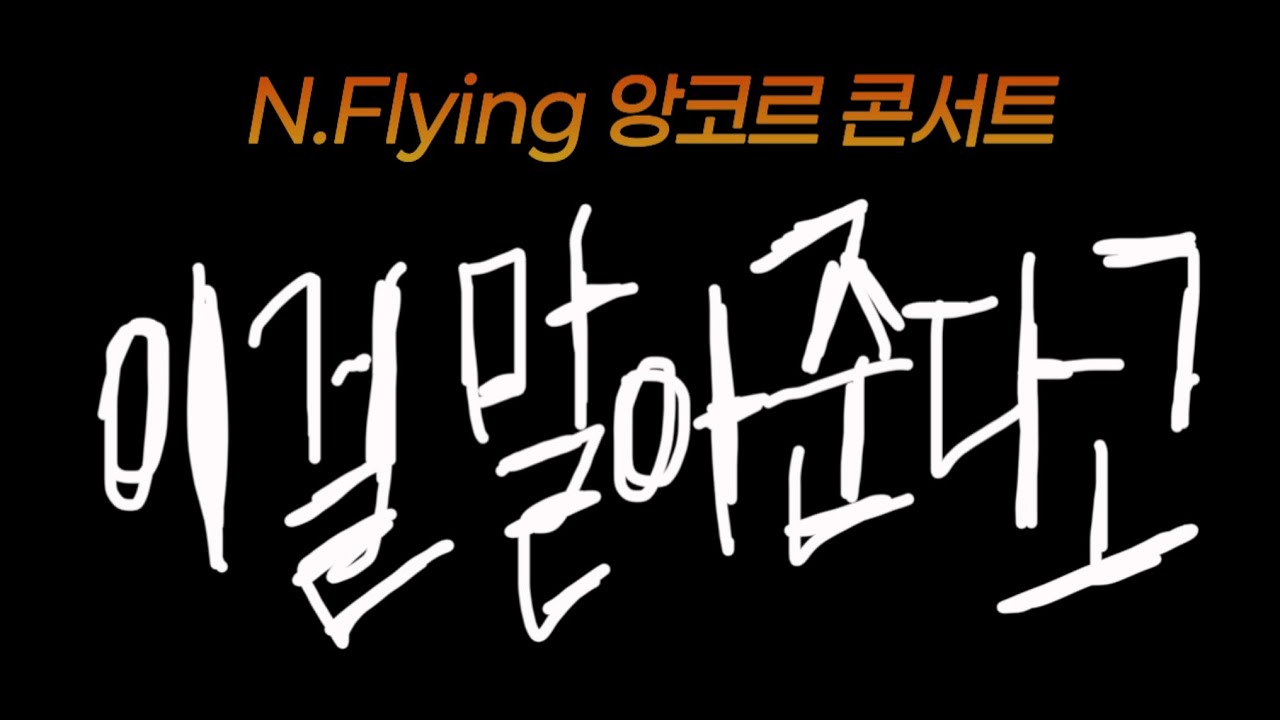 엔플라잉 콘서트에서 이것도 낋여주고 저것도 찷여줫서요...
