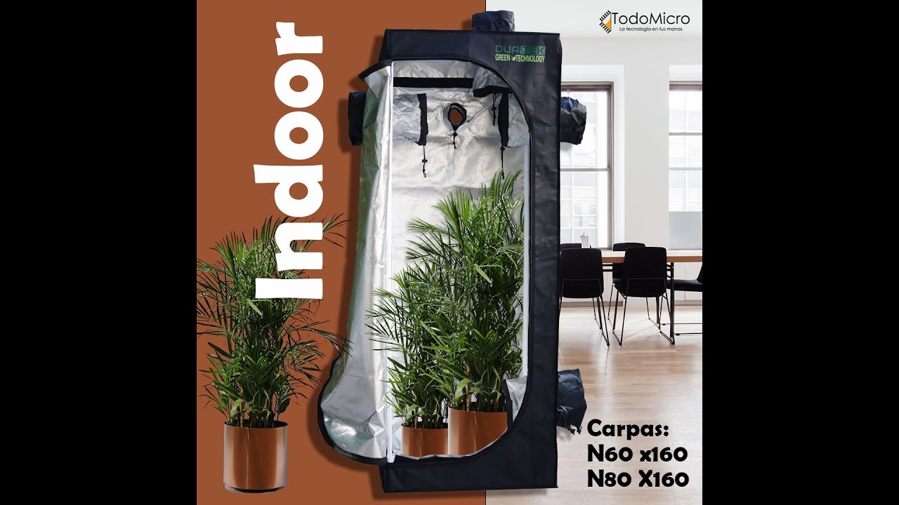 💚🌱Carpas de cultivo indoor de 80 y 60cm x160cm de alto.