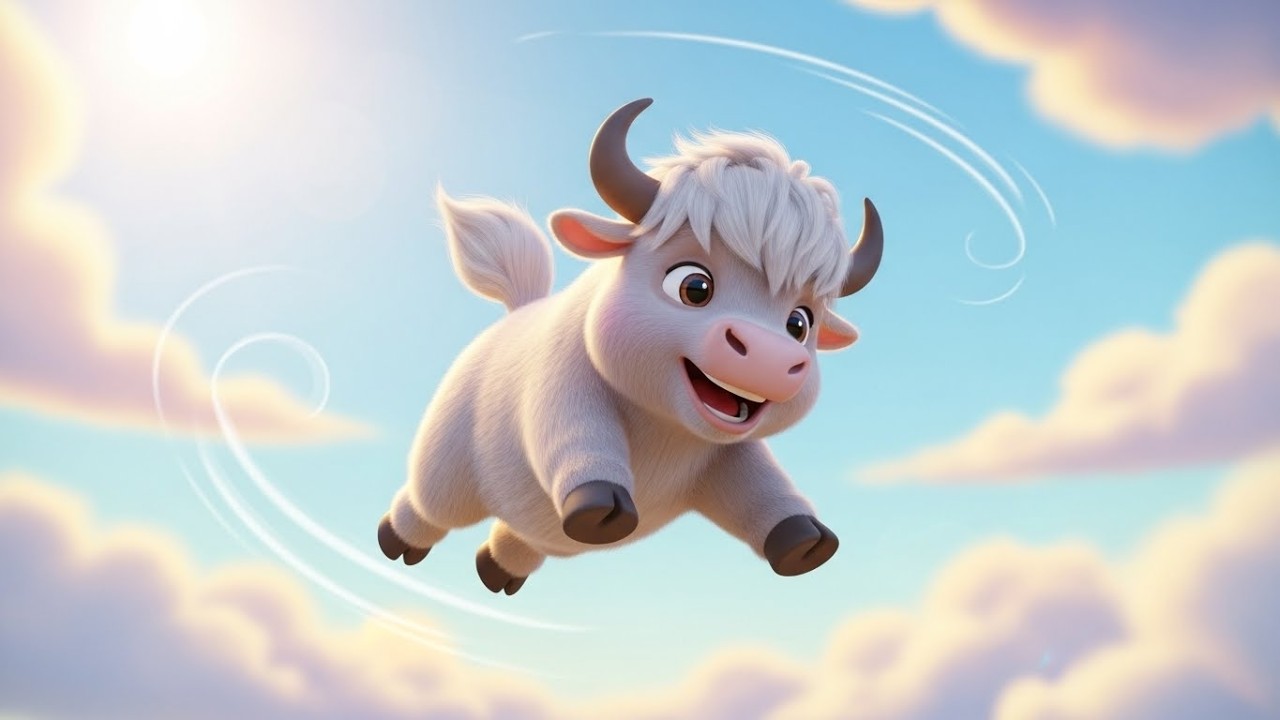 Ветреная поездка малыша Яка 🐃🌬️😊 | Мультфильм для детей и весёлые приключения